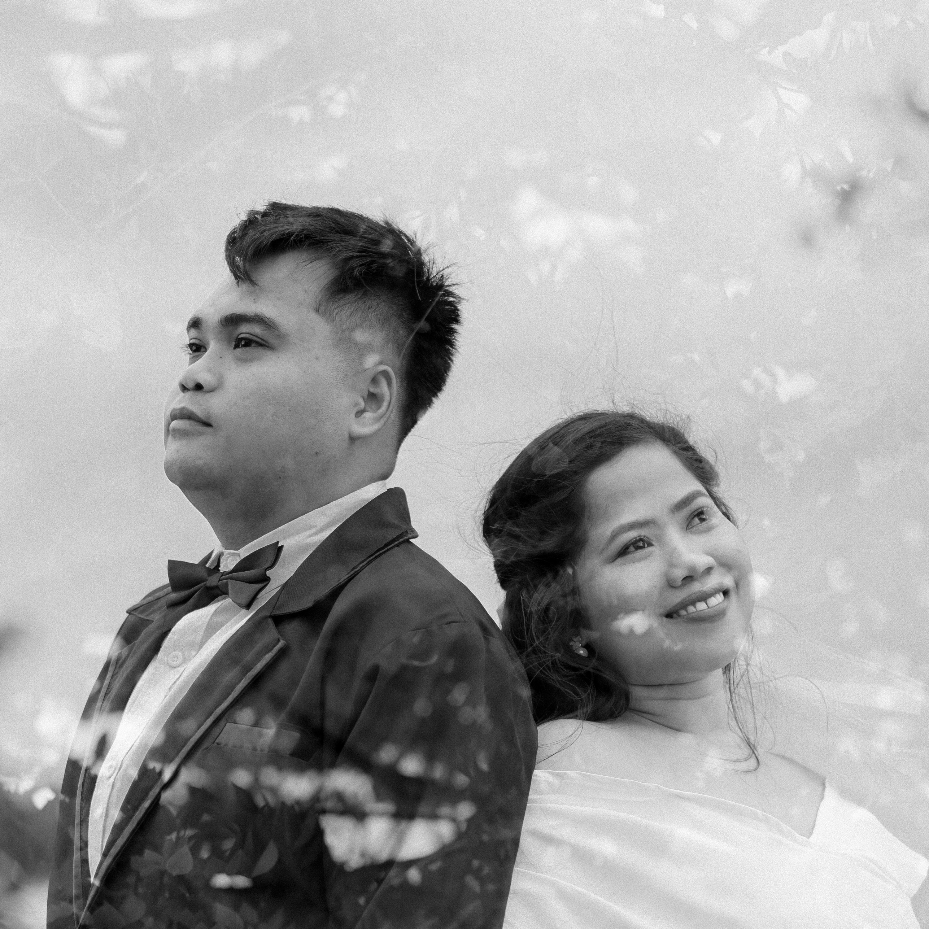 Francis & Princess Pre-nup - Black & White Elegance